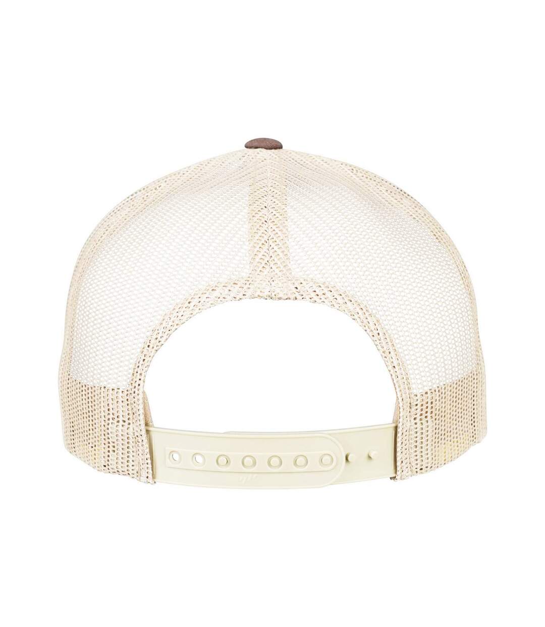 Casquette Trucker Adulte Marron Beige Flexfit-2