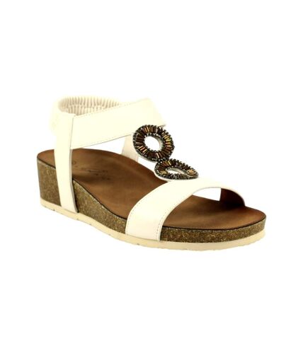 Sandales barwell femme blanc Lunar