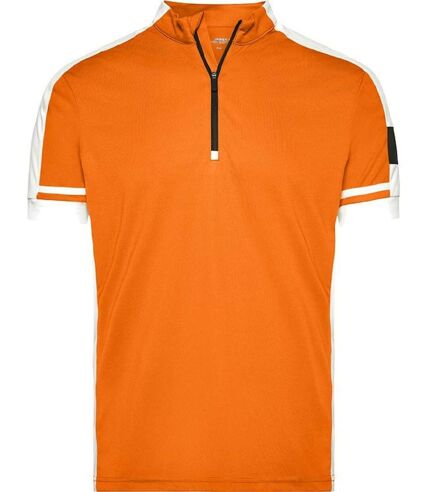 maillot cycliste - homme - JN452 - orange