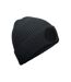 Bonnet Gris Foncé Noir Beechfield-1