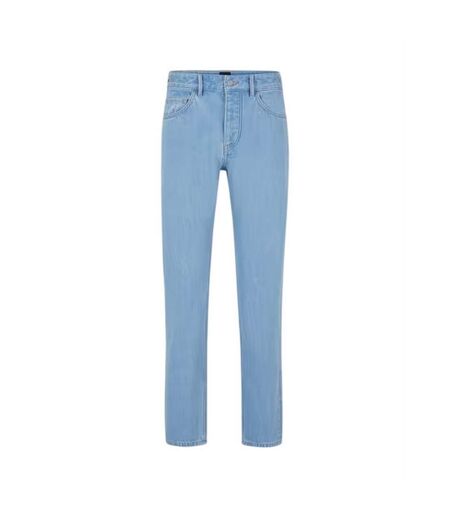 Mens Denim 5 Pockets Straight Jeans Pastel Blue Boss