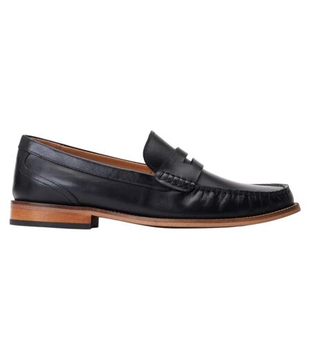 Mocassins penny garfield homme noir Base London