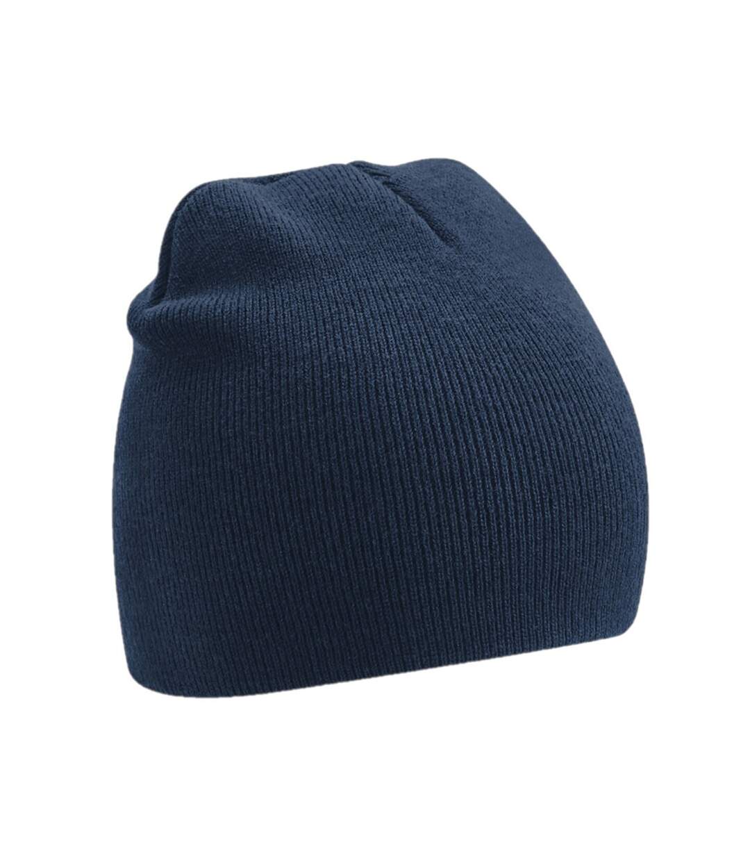 Bonnet original bleu marine Beechfield-1