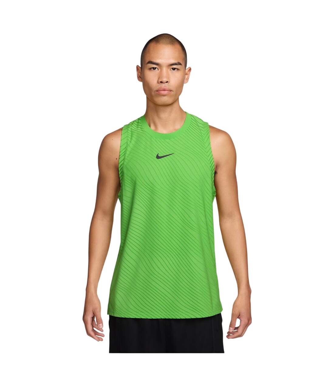 Mens Logo Sleeveless Tank Top Green Nike-2