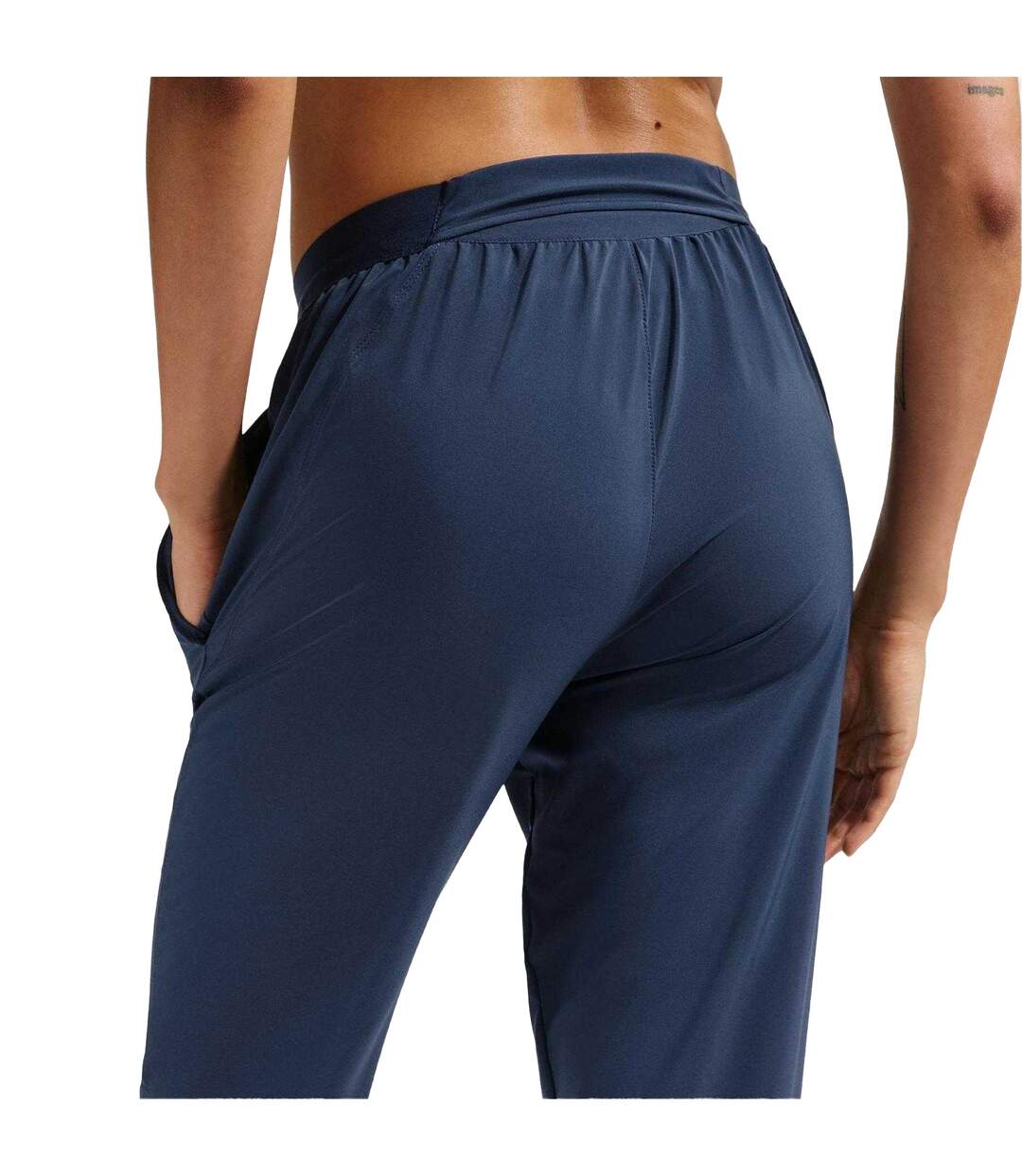 Pantalon De Survêtement Course À Pied Tempo Femme Bleu Nuit Nike-4
