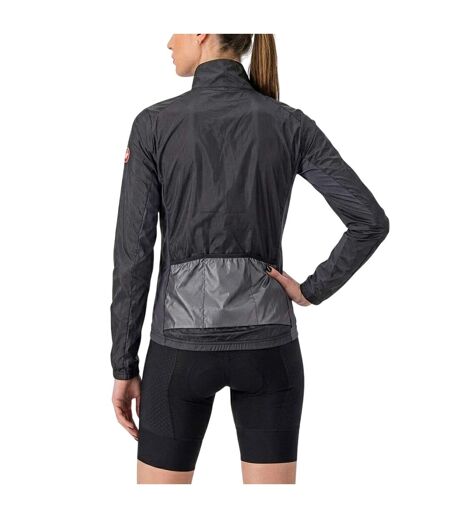 Womens/ladies Squadra Cycling Jacket Light Black Castelli
