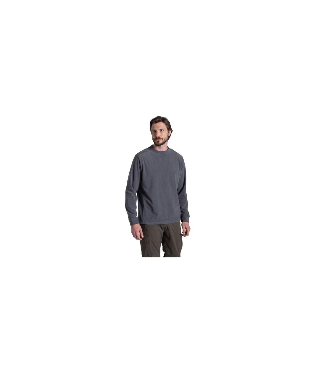 Haut Polaire Corey Homme Poivre Noir Chiné Craghoppers-1