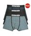 Boxers Target Homme Bleu Marine Argenté Noir Lambretta-1