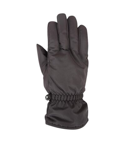 Womens/ladies ski gloves black Mountain Warehouse