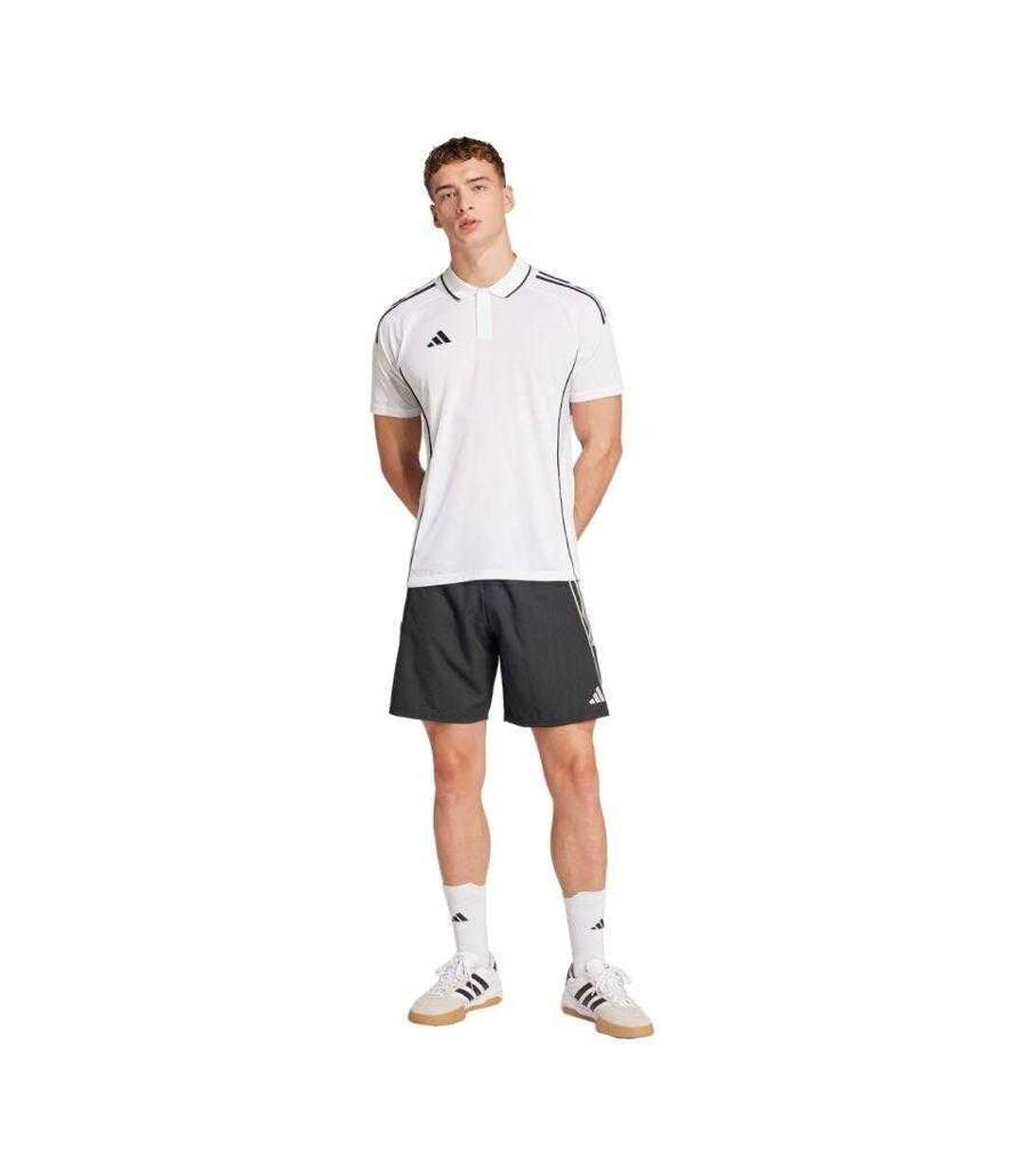 Polo De Compétition Tiro Homme Blanc Adidas-4
