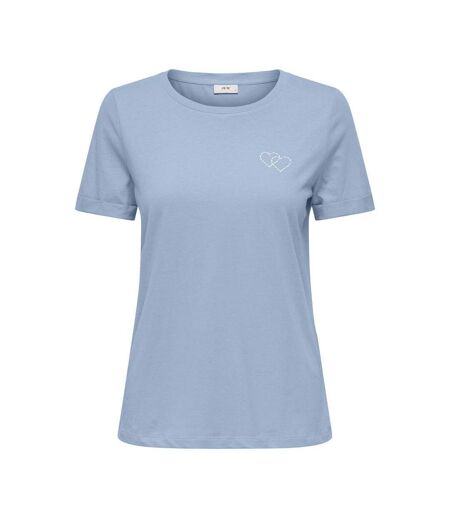 T-shirt bleu femme jdy kitty