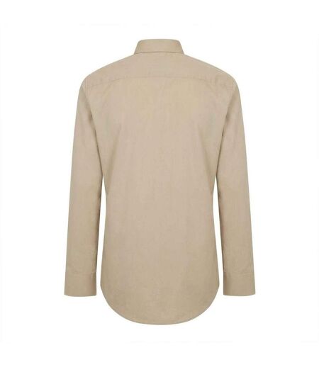 Chemise Habillée Kent Homme Beige Hugo Boss