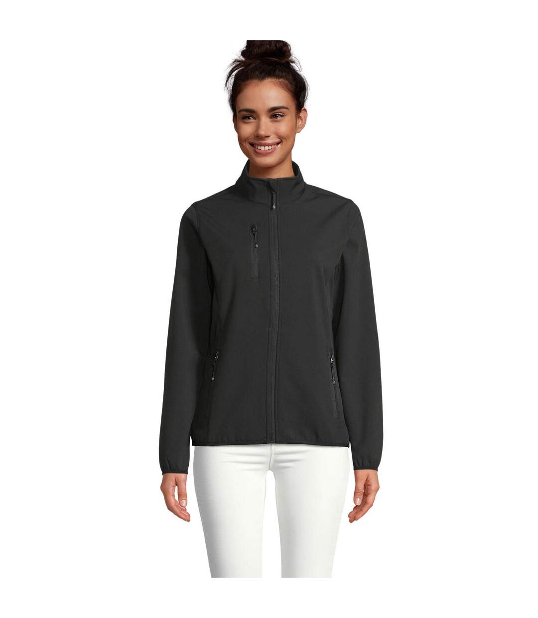Veste Softshell Falcon Femme Noir SOLS-2