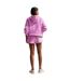 Womens/ladies Chenille Fleece Hoodie Magenta Nike-3