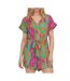 Combi-Short vert/orange femme only life poly holly - s-1
