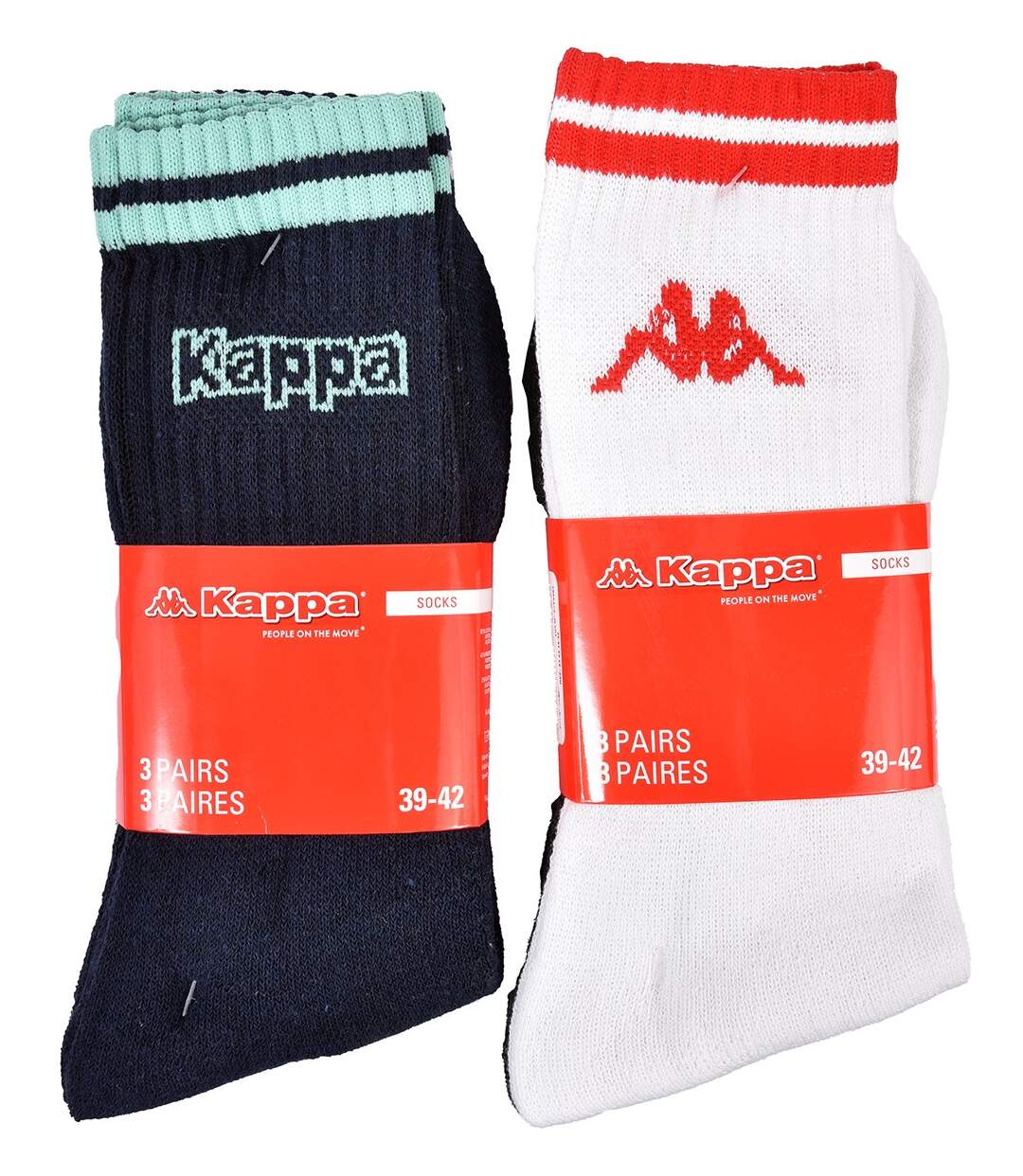 Chaussettes Homme KAPPA Pack de 6 Paires 1432 CREW