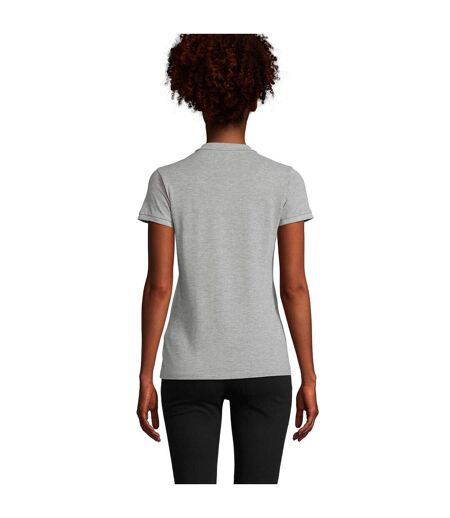 Polo Planet Femme Gris Chiné SOLS