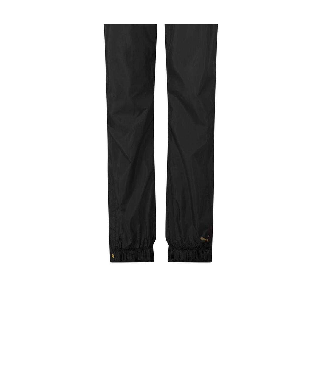 Womens/ladies Woven Tracksuit Bottoms Black Puma-3
