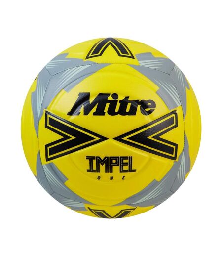 Mitre - Ballon de foot IMPEL ONE (Jaune / Noir / Gris) (Taille 4) - UTCS1921