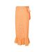 Womens/ladies Polka Dot Midi Skirt Peach Never Fully Dressed-3