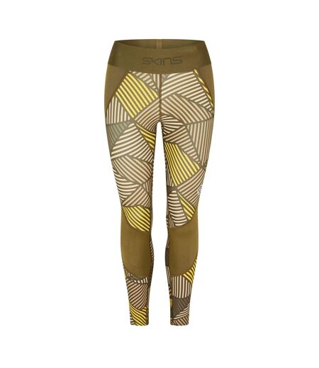 Legging 7/8 Femme Vert Skins