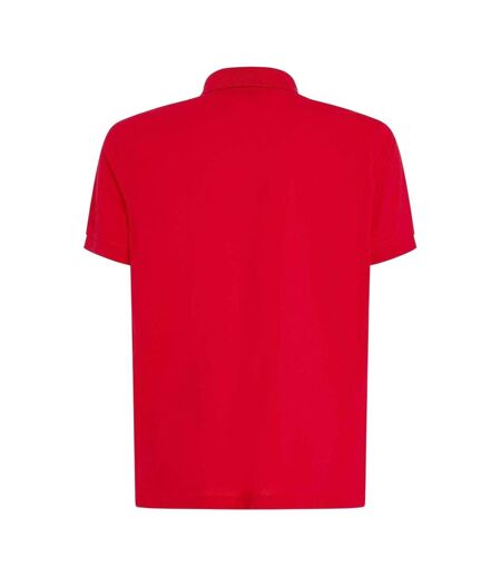 Polo Motif/style Logo Brodé Homme Rouge Primaire Tommy Hilfiger