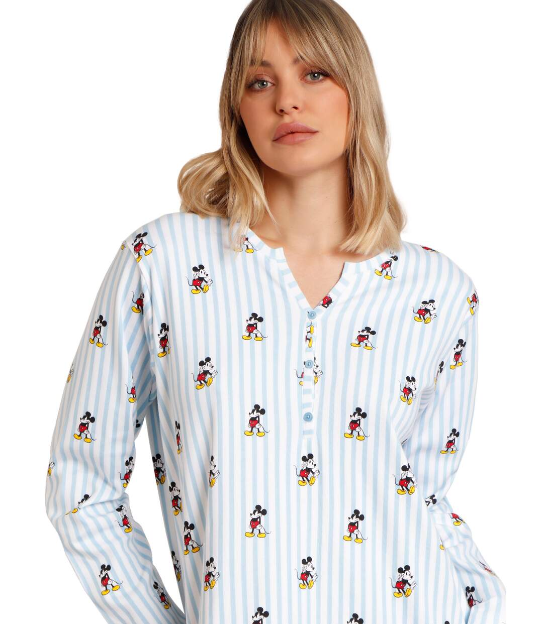 Chemise de nuit manches longues Mickey New Yord Disney Admas-3