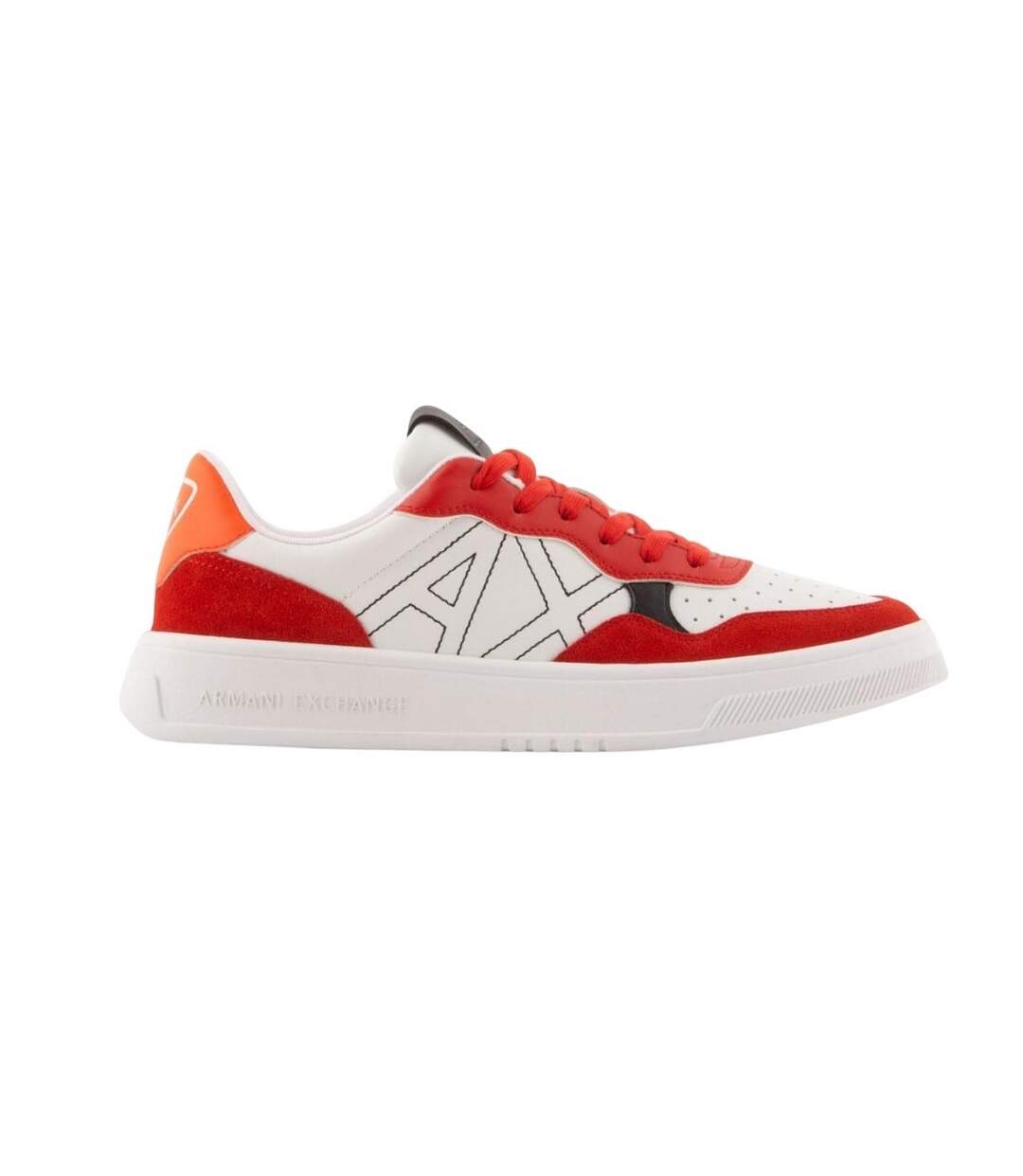 Baskets Homme Blanc Rouge Armani Exchange-3