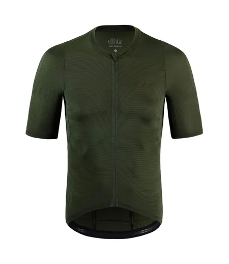 Mens Tailored Short-sleeved Cycling Jersey Green Dhb