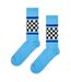 1 Pack Checked Stripe Sneaker Socks for Men and Women-2