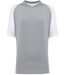 T-shirt de padel - Homme - PA4030 - blanc et gris fine-2