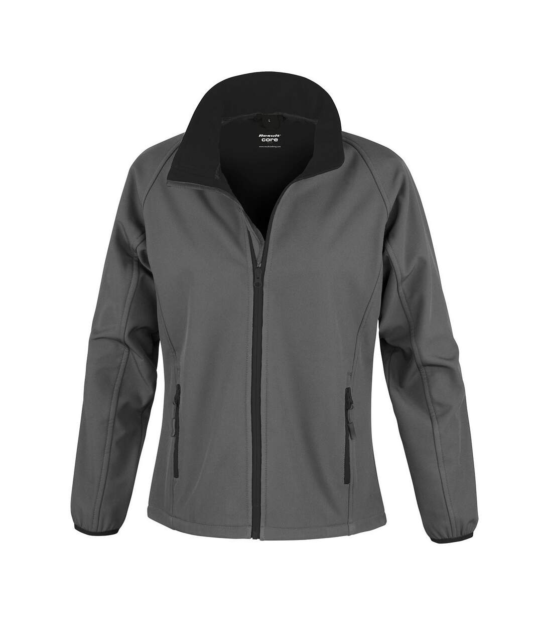 Veste softshell femme charbon / noir Result Core