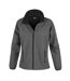 Womens/ladies soft shell jacket charcoal/black Result Core