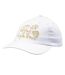 Casquette De Baseball Carol Enfant Blanc Doré Aquawave-2