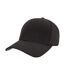 Yupoong Mens Flexfit Fitted Baseball Cap (Pack of 2) (Black)