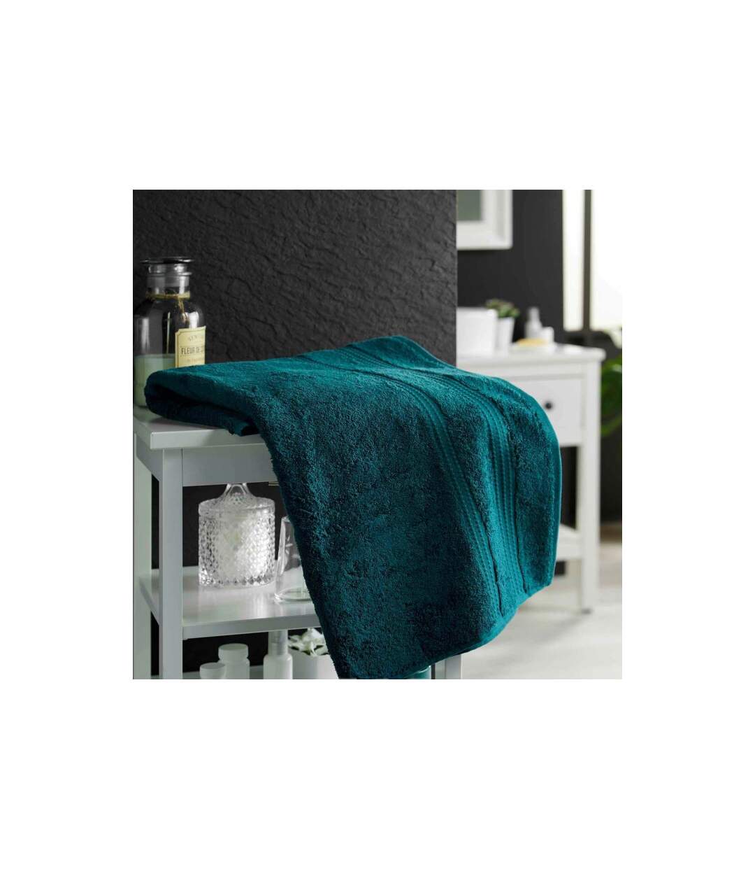 Drap de Bain Excellence 90x150cm Bleu Orage-3