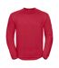 Russell Mens Spotshield Heavy Duty Crew Neck Sweatshirt (Classic Red) - UTRW9373