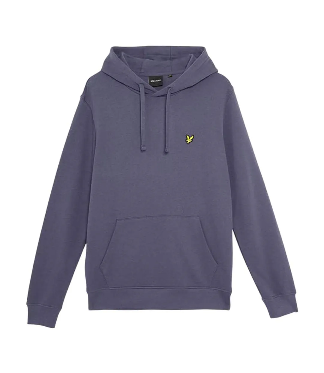 Mens Embroidered Logo Hoodie Graystone Lyle & Scott-2