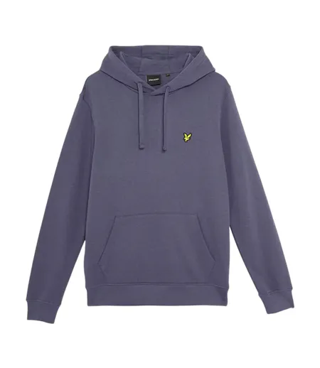 Mens Embroidered Logo Hoodie Graystone Lyle & Scott