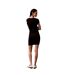 Robe Courte Manches Courtes Femme Noir Calvin Klein-4