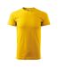 T-shirt Basic Homme Jaune Adler-1
