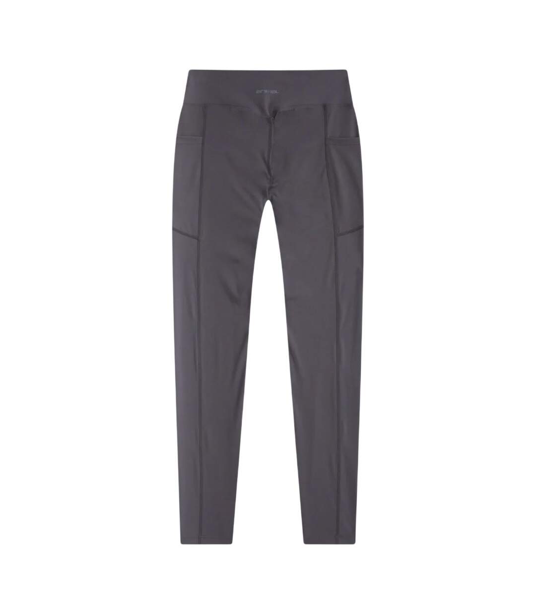 Womens/ladies Leah Pocket Leggings Charcoal Animal-2