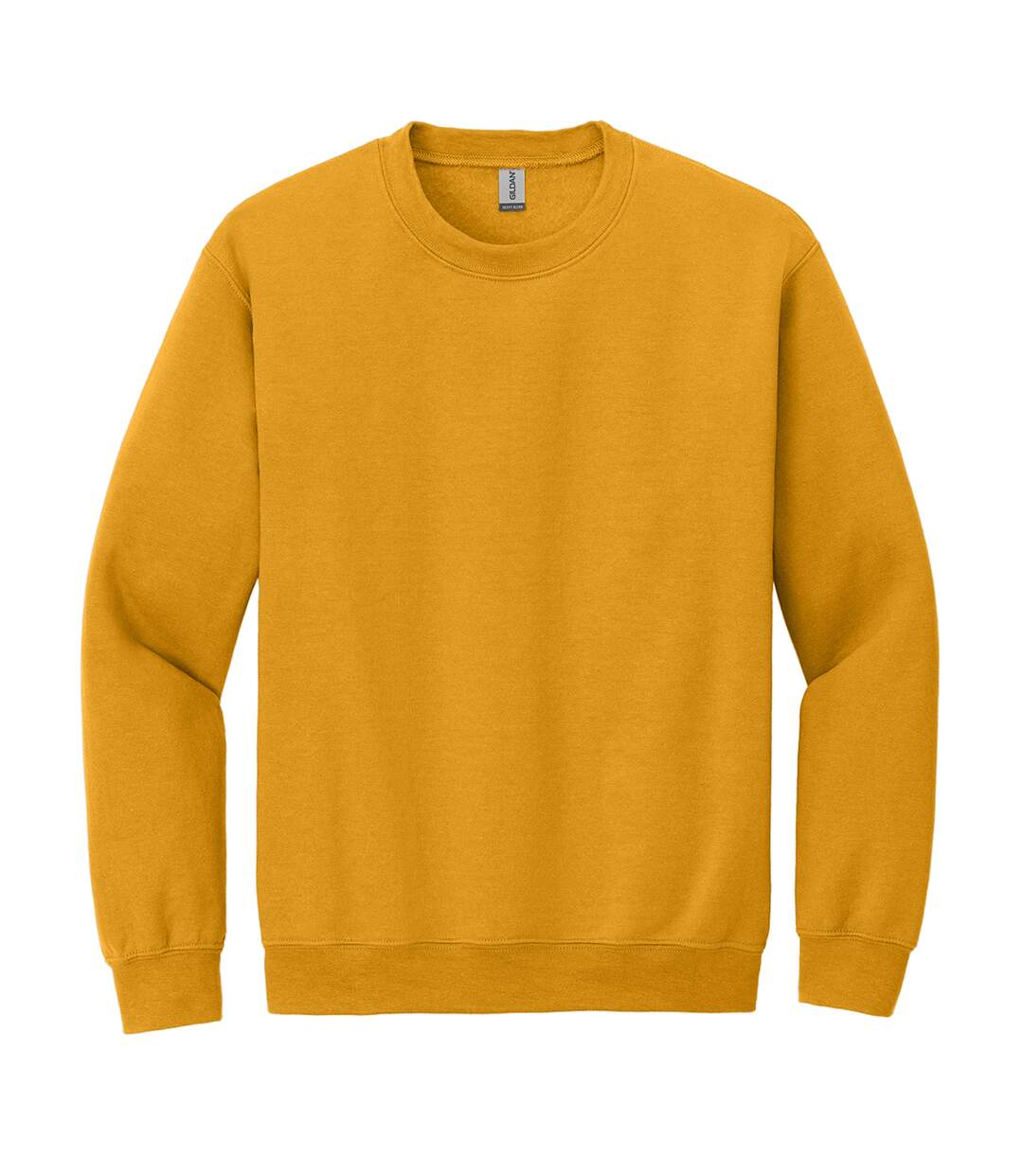 Sweat Adulte Jaune Or Gildan-2