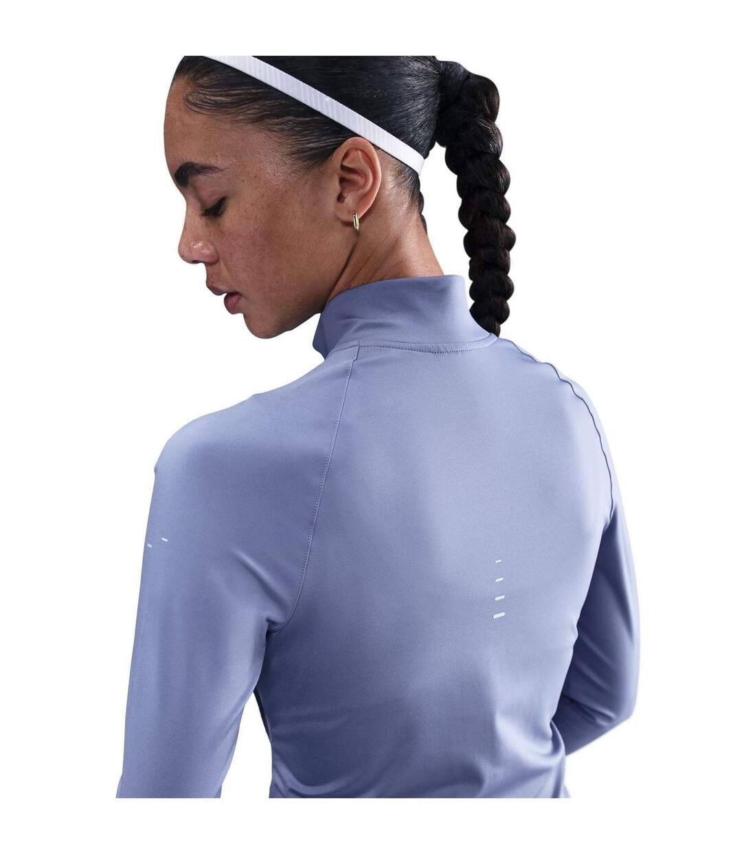 Womens/ladies Swift Slim Long-sleeved Track Top Indigo Nike-2
