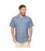 Chemise Manches Courtes Caladium Homme Bleu Imprimé Bewley & Ritch-2
