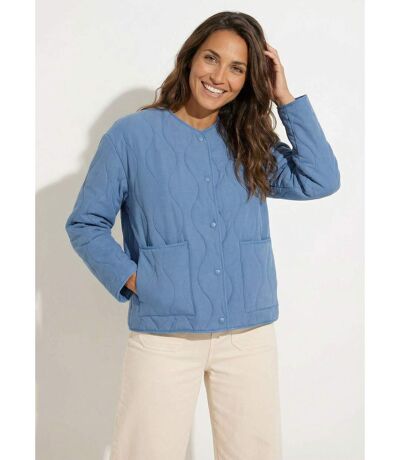 Veste matelassée zippée sans col