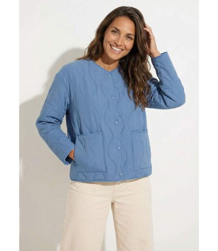 Veste matelassée zippée sans col
