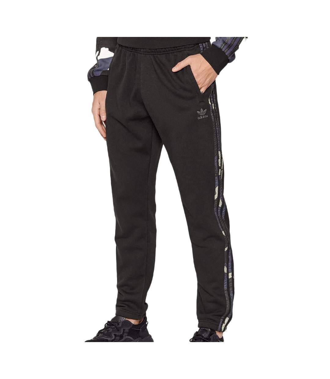 Jogging Noir Homme Adidas Camo - S