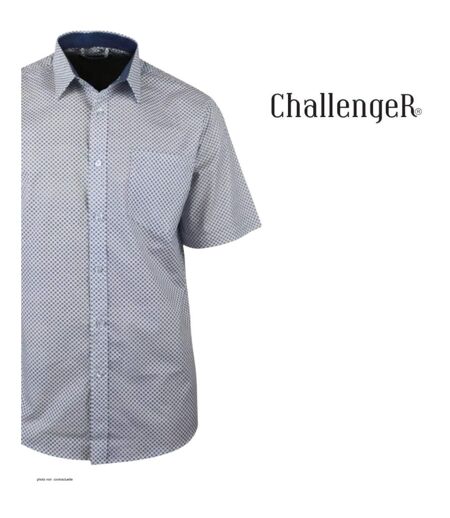 Chemise manches courtes à motifs CH4033