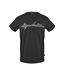 T-shirt Motif/style Logo Adulte Noir Aquascutum-1